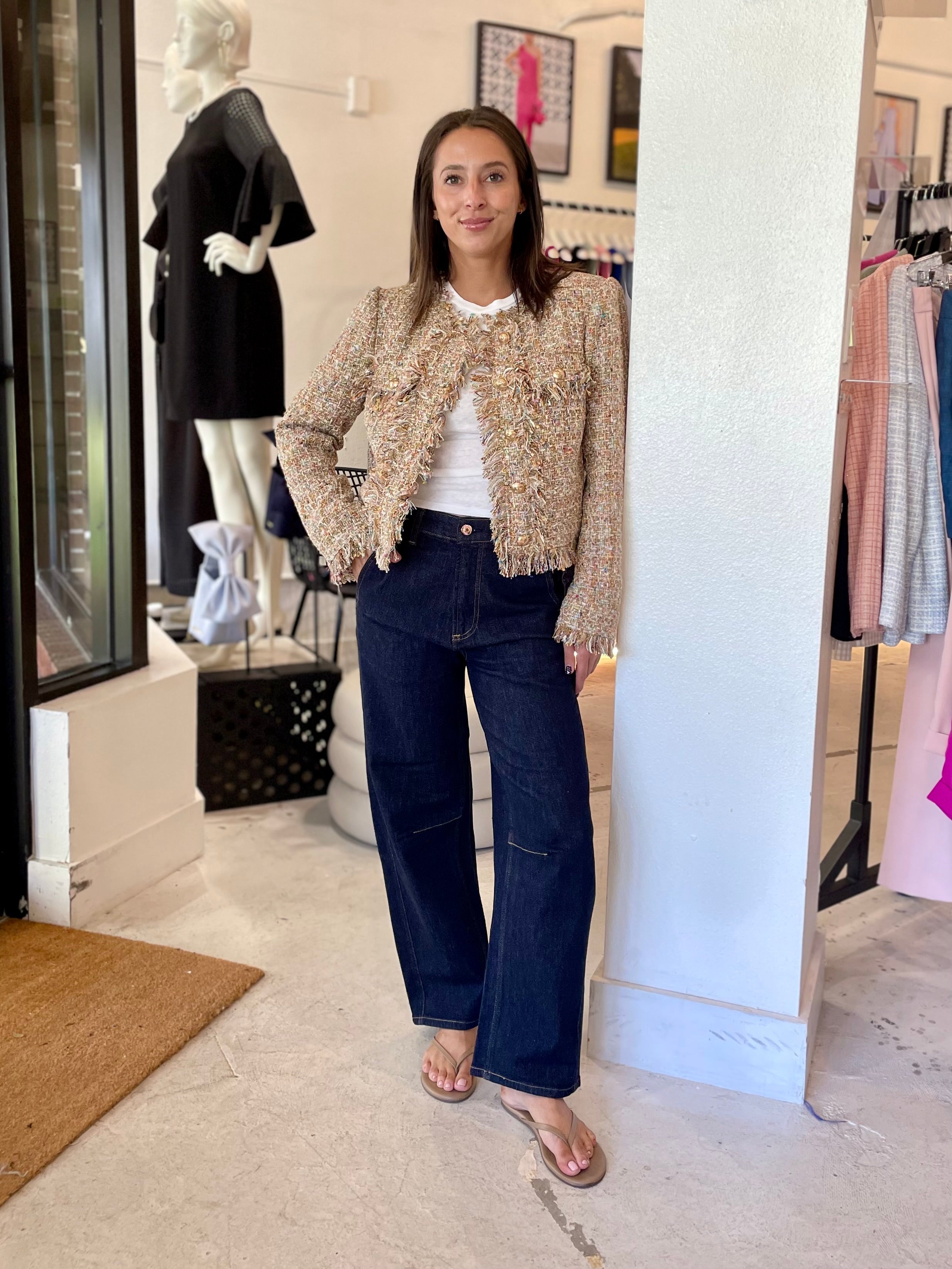 Adeline Boucle Clarise Jacket