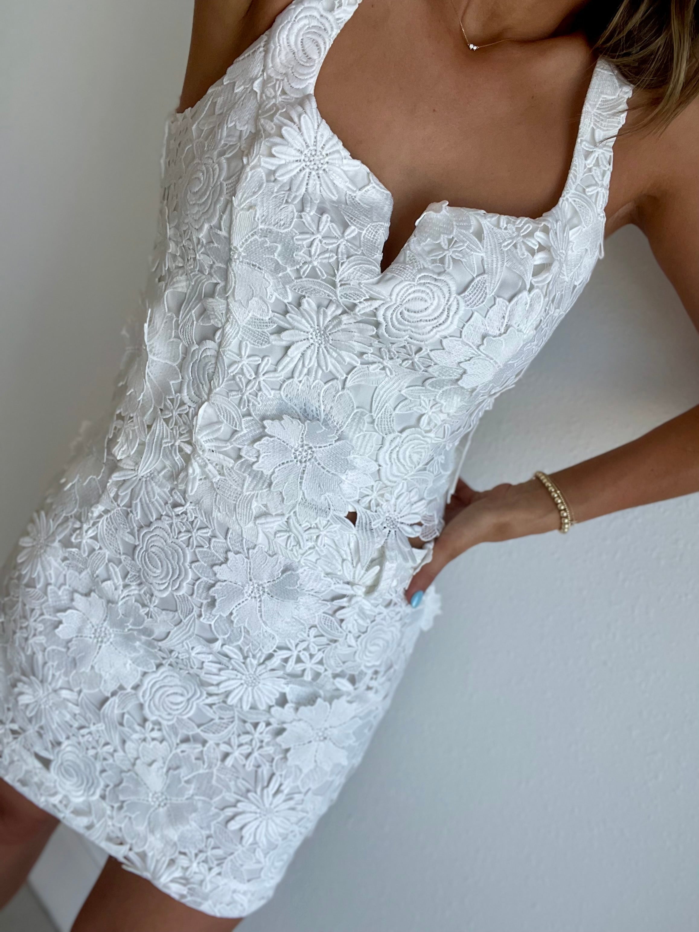 Cassidy 3D Lace Bustier Tank