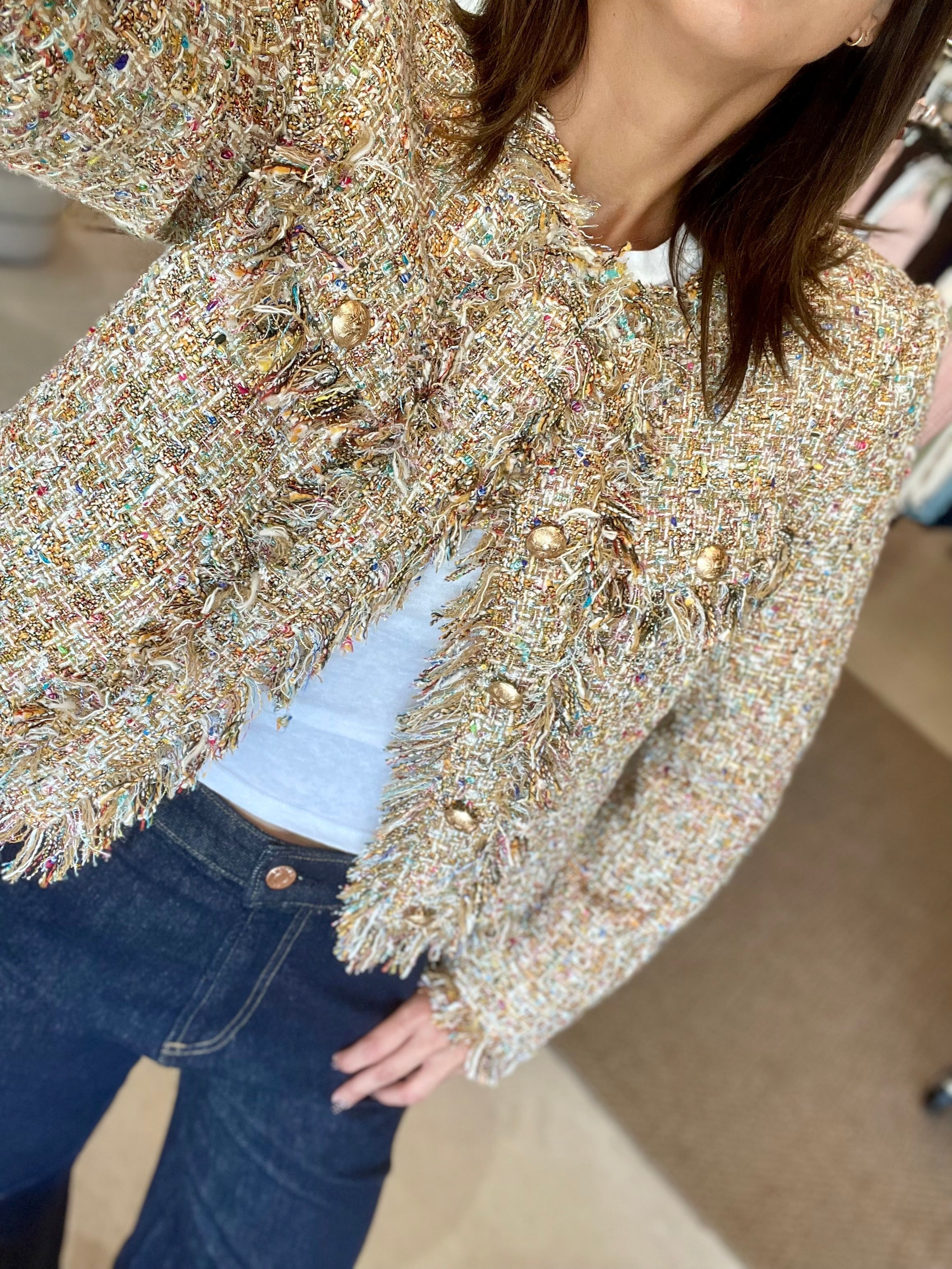 Adeline Boucle Clarise Jacket