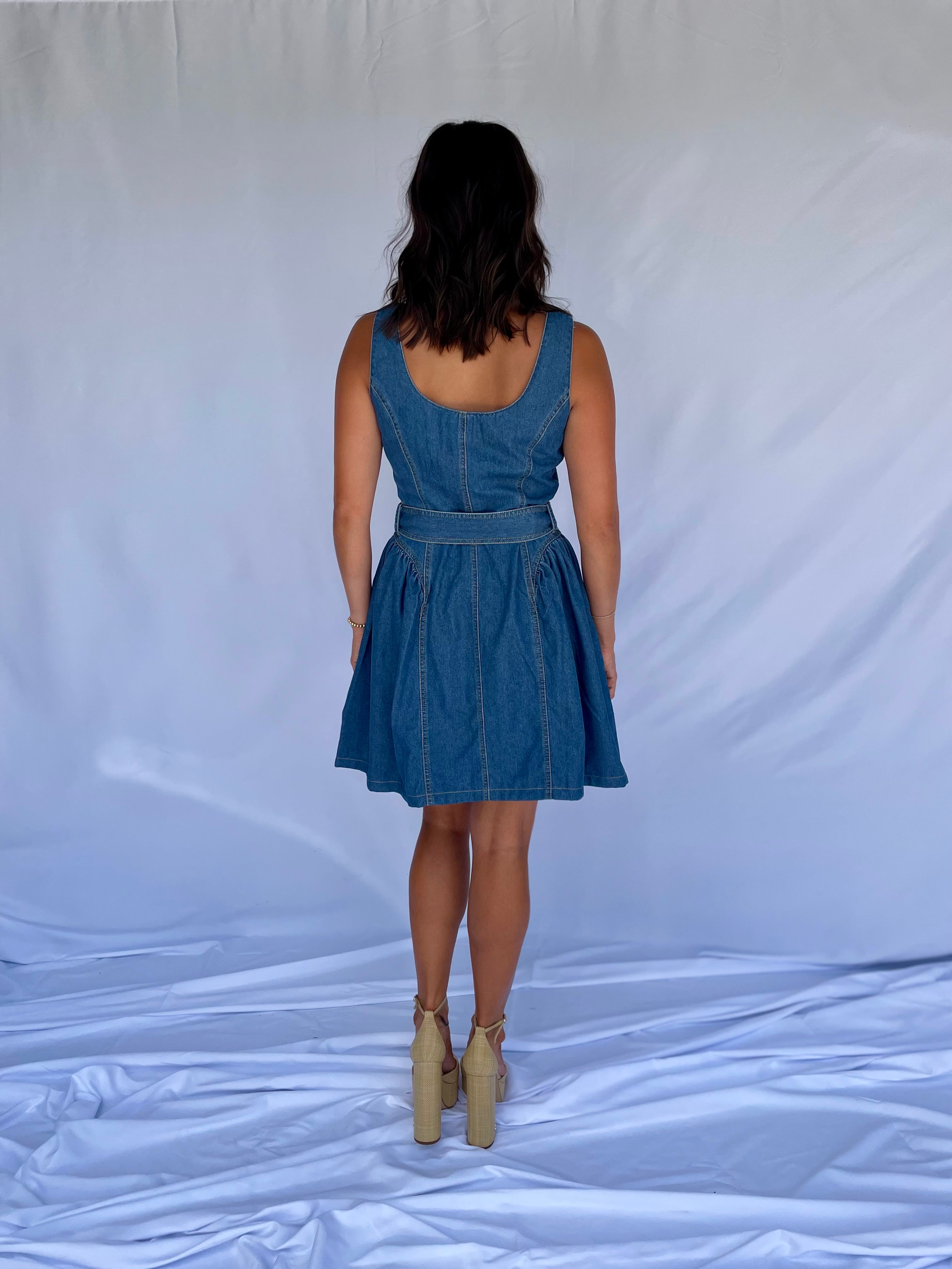 Katerina Denim Mini Dress