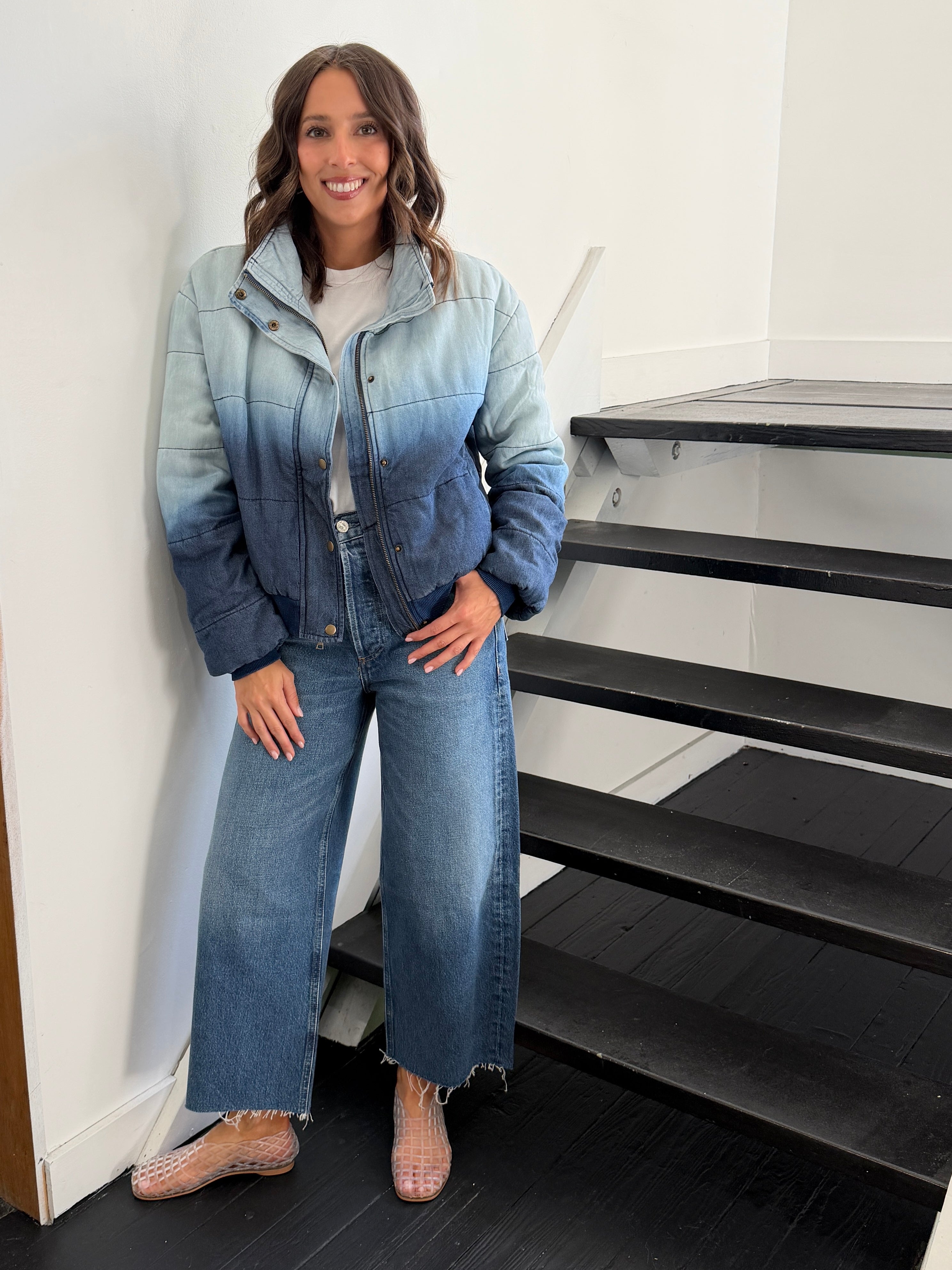 Pippa Denim Puffer