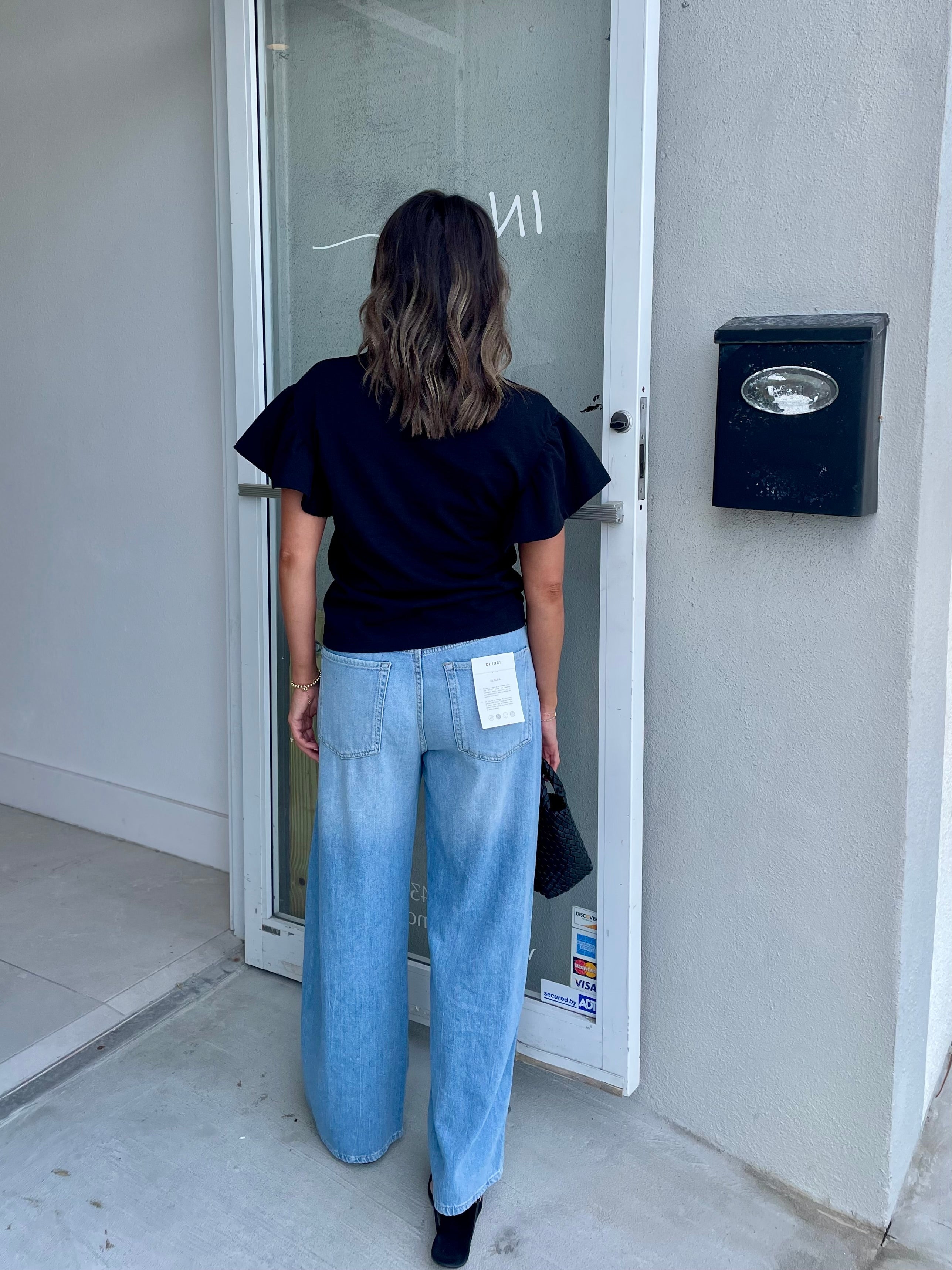 Camille Ruffle Sleeve Top