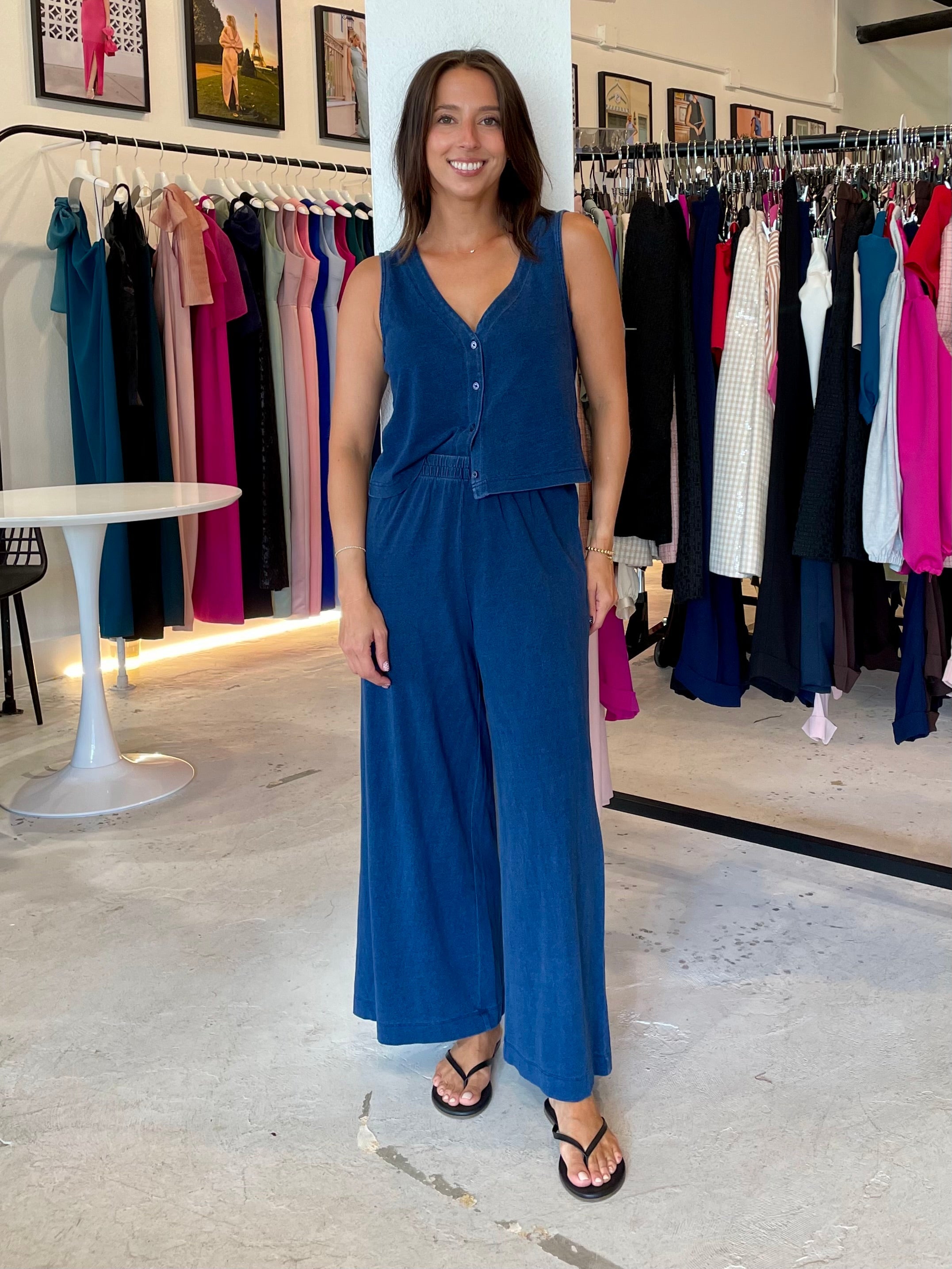 Solace Jersey Denim Top